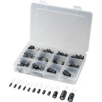Image of TRU COMPONENTS 442896 Electrolytic capacitor set Radial lead 20 % 148 pc(s)