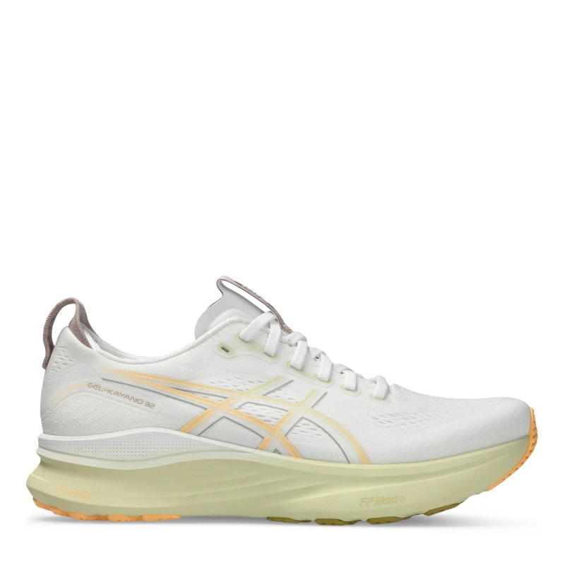 Image of Asics Gel-Kayano 32 Shoes White Yellow AW25, Size 42,5 - EUR