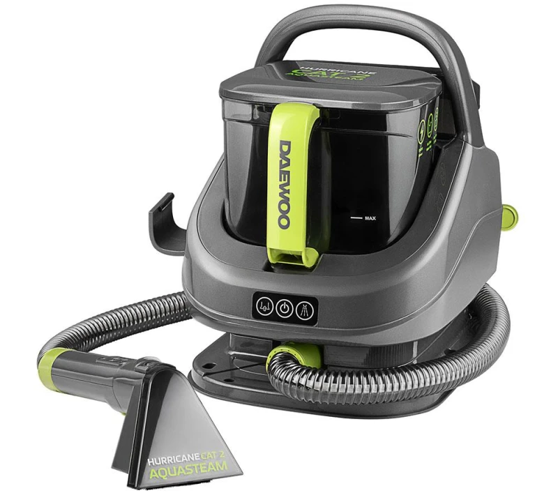 Image of Daewoo Daewoo 'AquaSteam' Upholstery Steam Cleaner Spot Washer Carpet Stain Remover in Grey Grey One Size Unisex 5024996981742