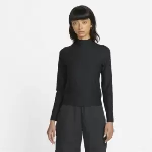 Image of Nike Sportswear Funnel Neck T Shirt - Beige