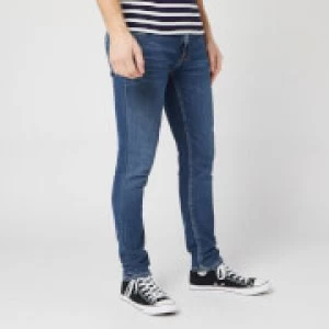 Image of Nudie Jeans Mens Lin Skinny Jeans - Dark Blue Navy - W36/L32