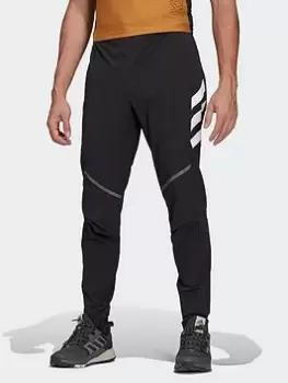 Image of adidas Terrex Agravic Hybrid Trail-running Tracksuit Bottoms, Black, Size 38, Men