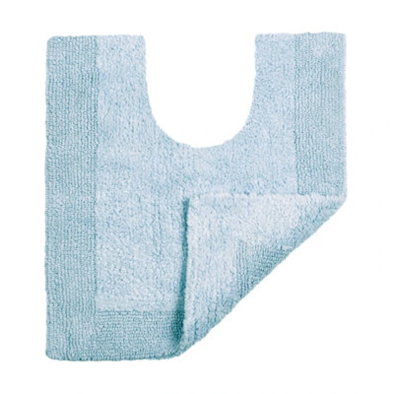 Image of Allure Bath Fashions Elegance Reversible Heavyweight Pedestal Mat - Baby Blue