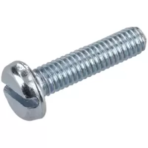 Image of R-TECH 337013 Slotted Pan Head Machine Screws BZP M3 12mm - Pack O...
