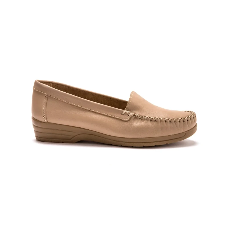 Image of Pediconfort Womens leather loafers Pediconfort Beige Female 42