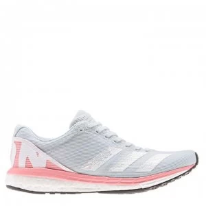 Image of adidas Adizero Boston 8 Trainers Ladies - Grey/Pink