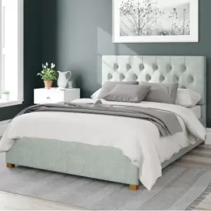 Image of Olivier Pure Pastel Cotton Ottoman Bed Green