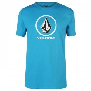 Image of Volcom Volcom Mens Printed T-Shirt - Crisptone Cyan