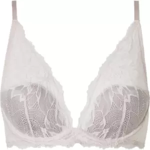 Image of Calvin Klein Plunge Bra - Beige