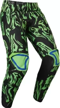 Image of Fox 180 Peril Motocross Pants, black-green, Size 30, black-green, Size 30
