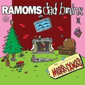 Image of Merry Xmas Split by Dad Brains/Ramoms Vinyl Album