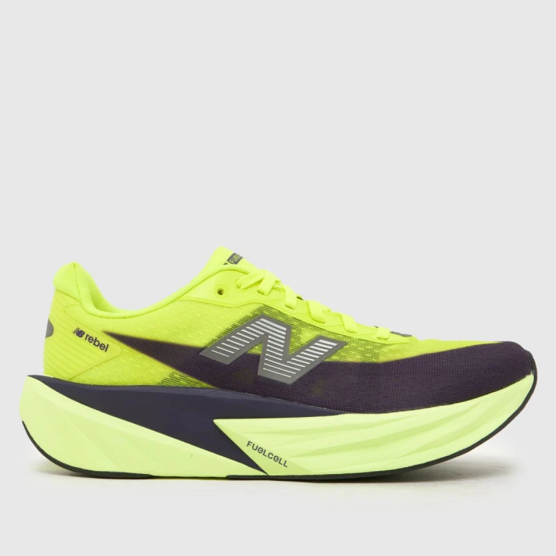 Image of New Balance FuelCell Rebel V5 Trainers in Yellow Yellow UK 8 (EU 42)
