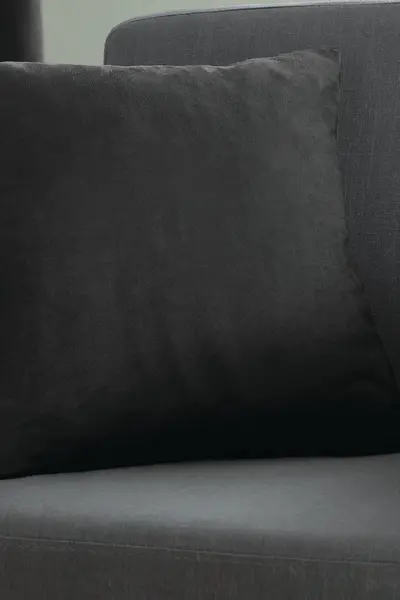 Image of Catherine Lansfield 'Faux Suede' Cushion Black