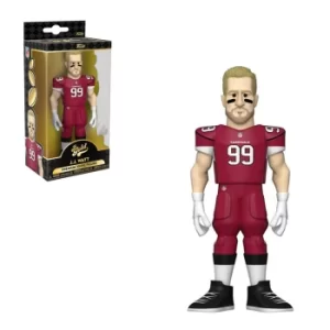 Image of NFL Arizona Cardinals J.J. Watts Home Uniform Vinyl Gold