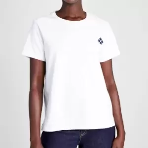 Image of Kate Spade New York Womens Spade Flower T-Shirt - White - M