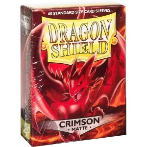 Image of Dragon Shield Standard Matte Crimson Card Sleeves - 60 Sleeves