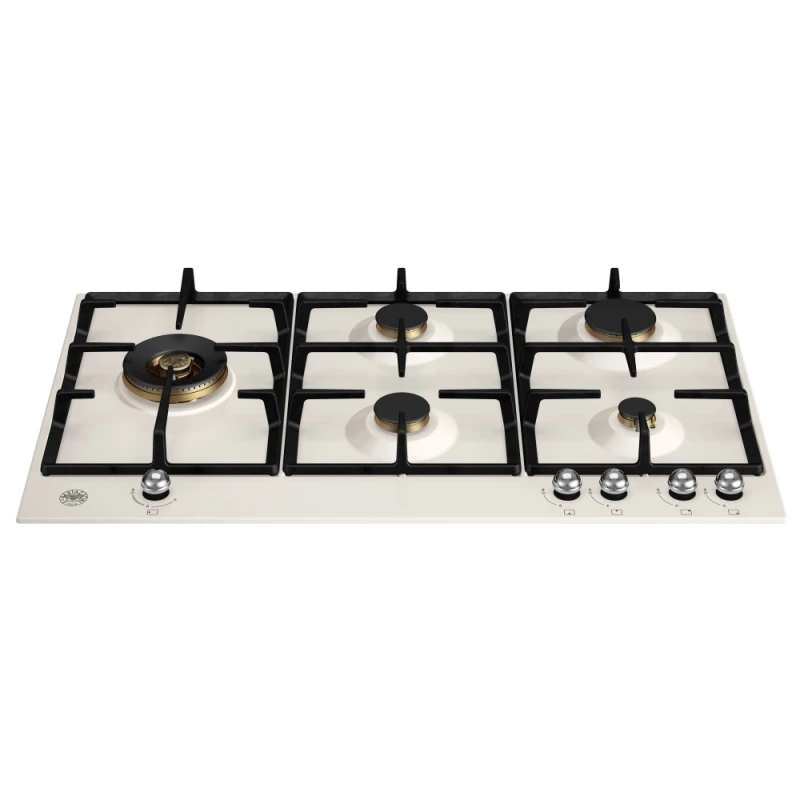Image of Bertazzoni P905LHERAX 90cm Heritage Series 5 Burner Gas Hob - IVORY P905LHERAX