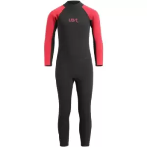 Image of UB Kids Sharptooth Long Wetsuit Black/Red 9-10 Years