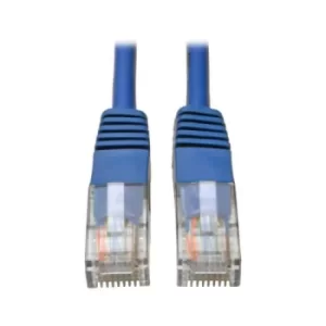 Image of Tripp Lite Cat5e 350 MHz Molded UTP Ethernet Patch Cable RJ45 Blue 6ft