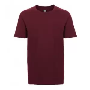 Image of Next Level Childrens/Kids Short-Sleeved T-Shirt (M) (Maroon)