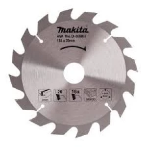 Image of Makita Standard Wood Cutting Saw Blade 185mm 40T 30mm