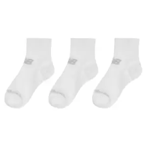 Image of New Balance 3 Pack Ankle Socks - White