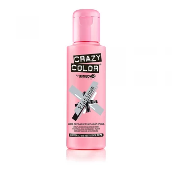 Image of Crazy Color Semi Permanent Hair Color Cream Platinum 028