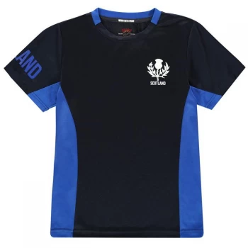 Image of Rugby World Cup Poly T Shirt Junior Boys - Scotland