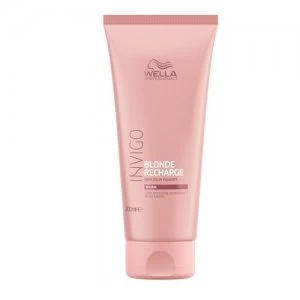 Image of Wella Blonde Recharge Colour Refreshing Hair Conditioner Warm