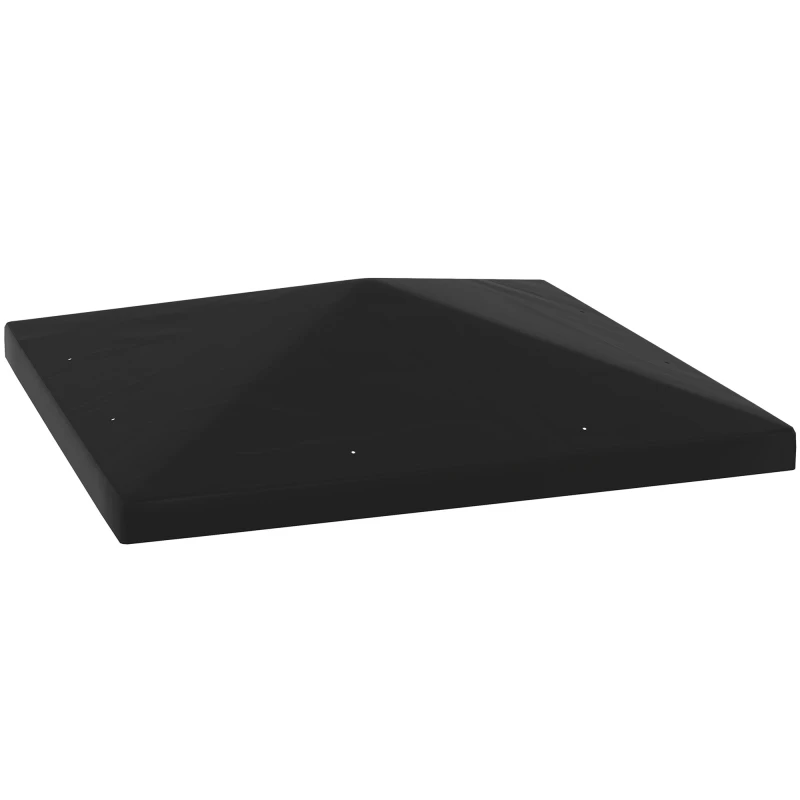 Image of Outsunny 3 x 3(m) Gazebo Canopy Replacement Cover - UPF30+ - Black TJ Hughes Grey 5063603712164