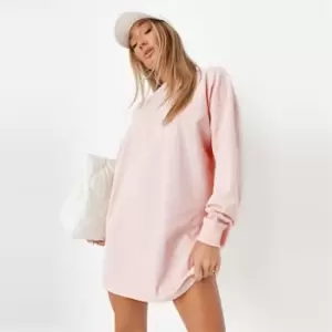 Image of Missguided Sweater Dress - Pink