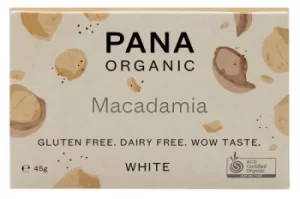 Image of Pana Chocolate White Macadamia Bar 45g