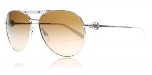 Image of Michael Kors Zanzibar Sunglasses Silver Steel 100113 58mm
