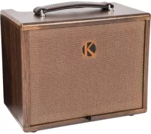 Image of KINSMAN JustPro KAA45 45 W Combo Acoustic Guitar Amplifier - Brown
