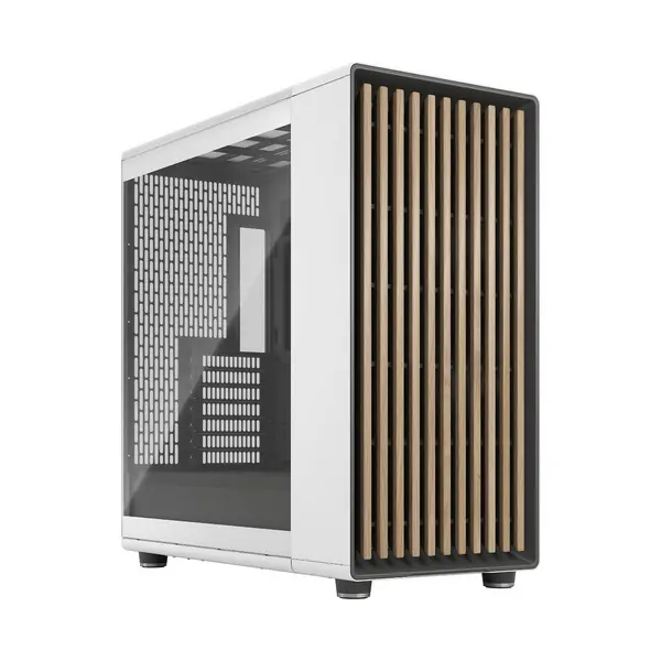 Image of Fractal Design North XL Tempered Glass Mid Tower Case - Chalk White - FD-C-NOR1X-04