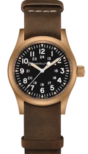 Image of Hamilton Watch Khaki Field Mechanical Bronze