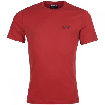 Image of Barbour International Small Logo Tee - Root Red RE67