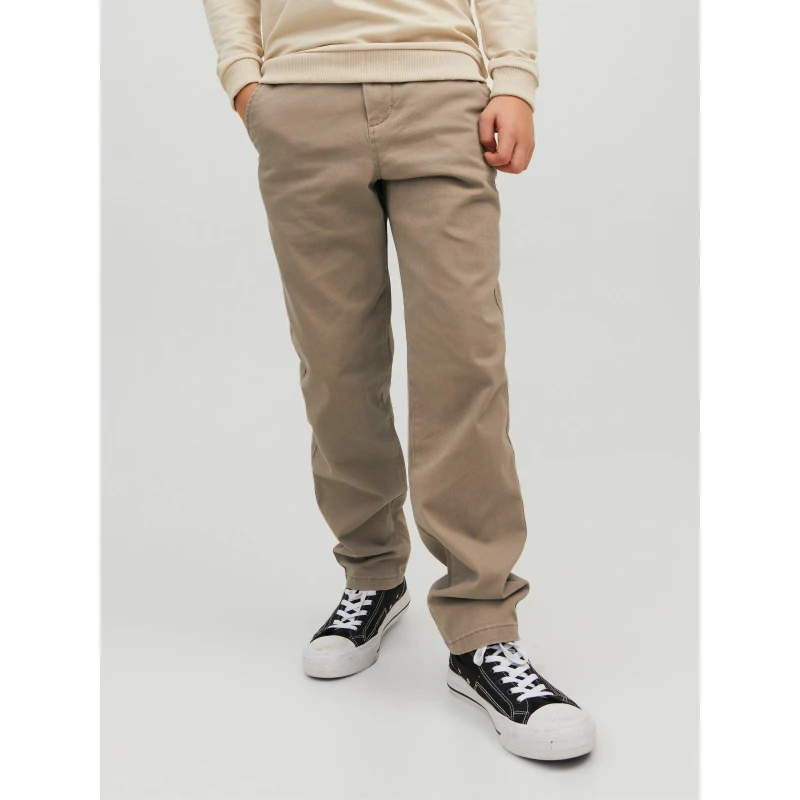 Image of Jack and Jones Dave Chinos Childrens - Beige Beige 7 - 8 Years