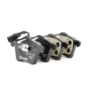 Image of BREMBO Brake pad set VW,FORD,SEAT P 85 062 7M3698151B,1151377,1201124 1M212K021AA,1M212K021BA,7M3698151B,7M3698151B,7M3698151B,JZW698302CC