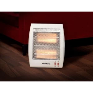Image of SupaWarm Halogen Heater 800w Size:268mm(w)x130mm(d)x370mm(h)