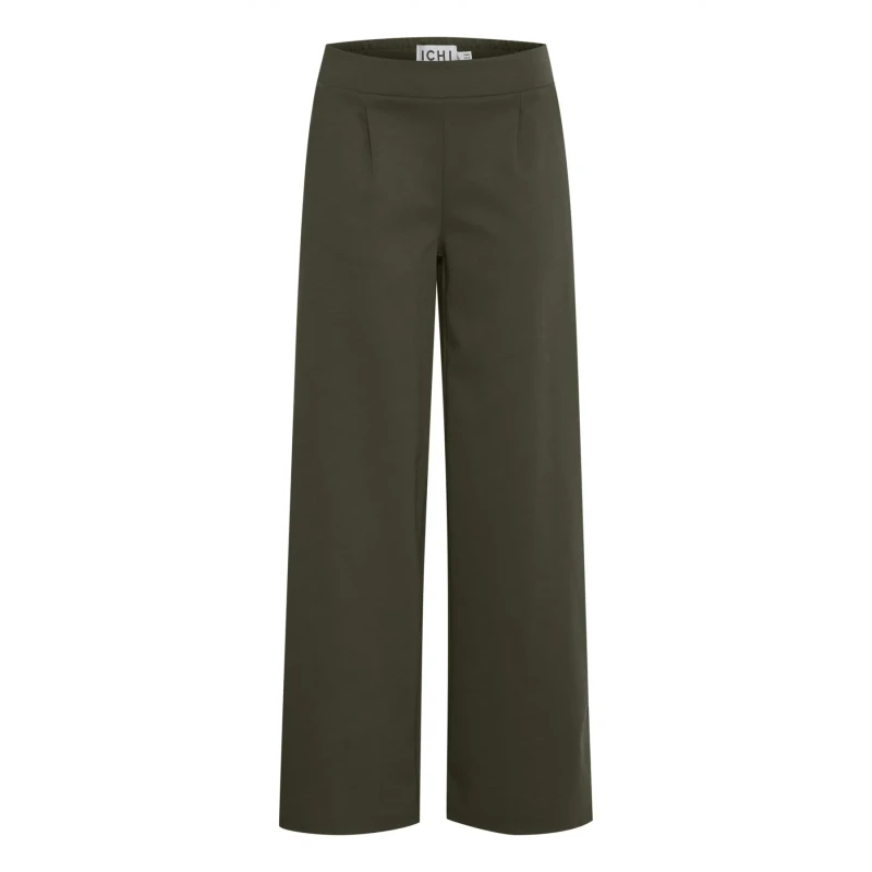 Image of Ichi Wide leg trousers For Her Ichi Kate Sus PA2 Vert Female M