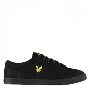 Image of Lyle and Scott Halket Trainers - Black Mono 291