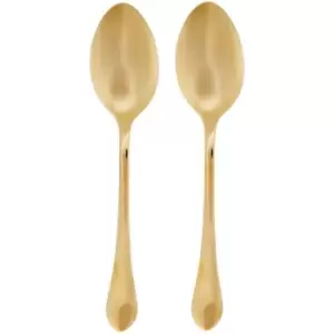 Image of Biba Odette Gold Serving Spoons Set of 2 - Gold