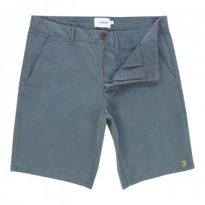 Image of Farah Vintage Hawk Chino Shorts - Balearic 345