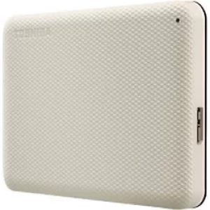 Image of Toshiba 4TB Hard Drive Portable External Canvio Advance USB 3.2 Gen 1 Beige
