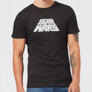 Image of Star Wars: The Rise Of Skywalker IW Trooper Filled Logo Mens T-Shirt - Black - M