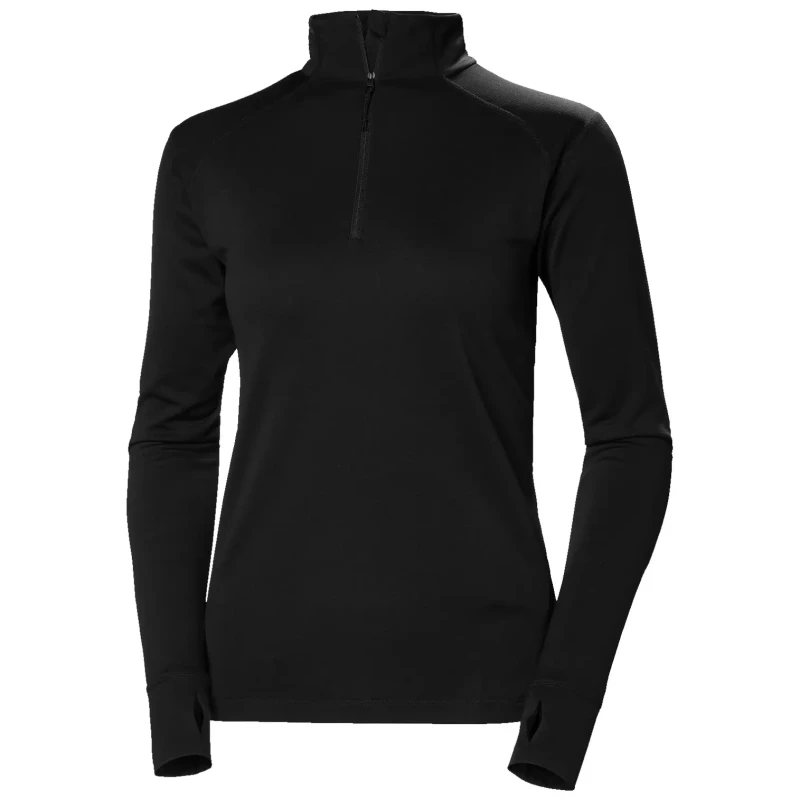 Image of Helly Hansen Sweatshirt 1/2 zip woman Helly Hansen Lifa Tech Lite Noir Female M