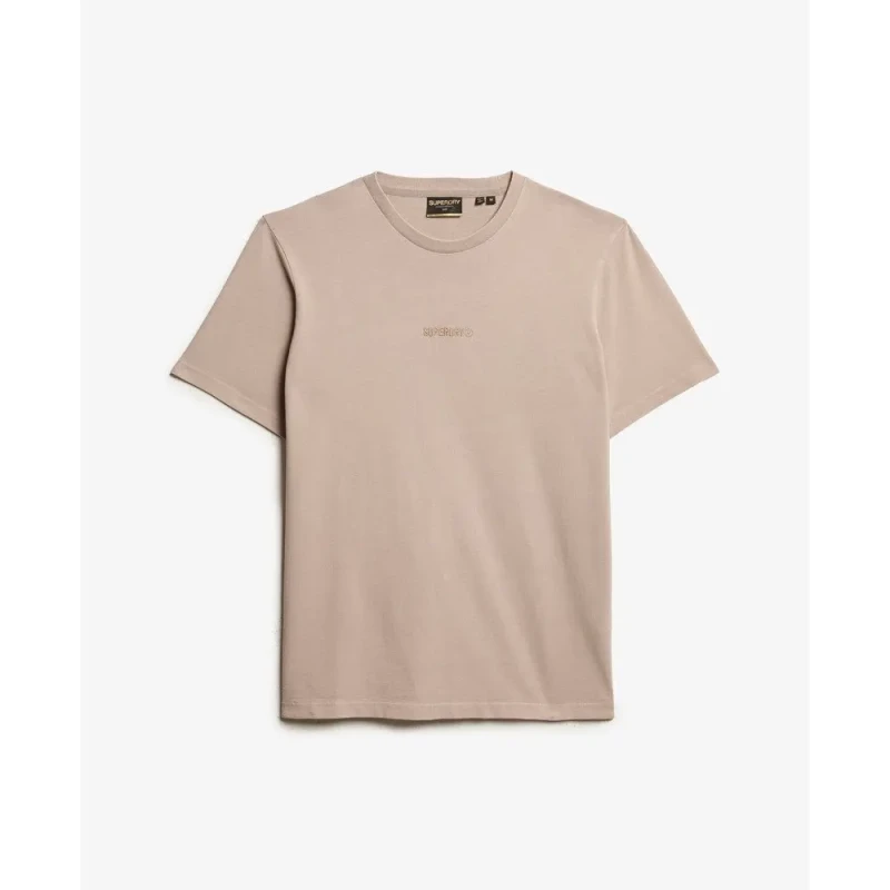 Image of Superdry Micro-logo T-Shirt Superdry Beige Male S