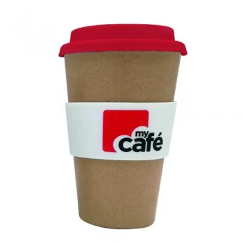 Image of MyCafe Reusable Bamboo Cup 400ml LPHBAMCMC400