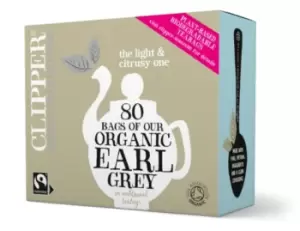 Image of Clipper Fairtrade Organic Earl Grey Tea 80 Bags
